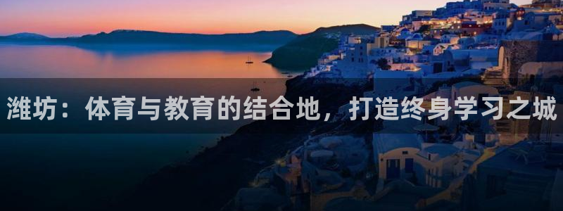 米兰体育官方正版app集团：潍坊：体育与教育的结合地，打造终