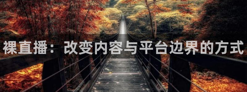 雨燕免费高清直播nba：裸直播：改变内容与平台边界的方式